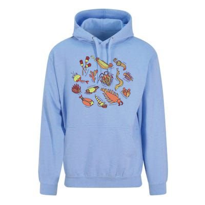 Cambrian Critters Unisex Surf Hoodie