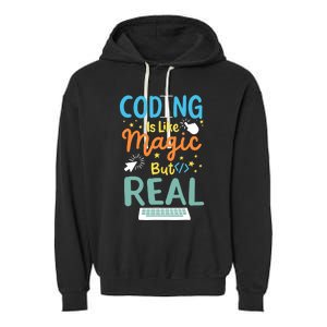 Coding Coder Computer Science Programming Garment-Dyed Fleece Hoodie