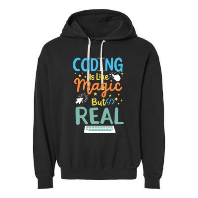 Coding Coder Computer Science Programming Garment-Dyed Fleece Hoodie