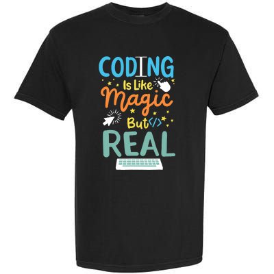 Coding Coder Computer Science Programming Garment-Dyed Heavyweight T-Shirt