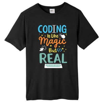 Coding Coder Computer Science Programming Tall Fusion ChromaSoft Performance T-Shirt