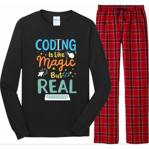 Coding Coder Computer Science Programming Long Sleeve Pajama Set