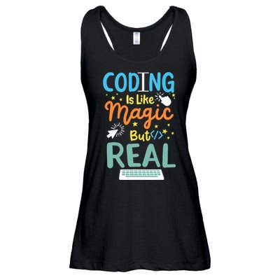 Coding Coder Computer Science Programming Ladies Essential Flowy Tank