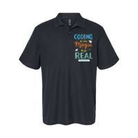 Coding Coder Computer Science Programming Softstyle Adult Sport Polo