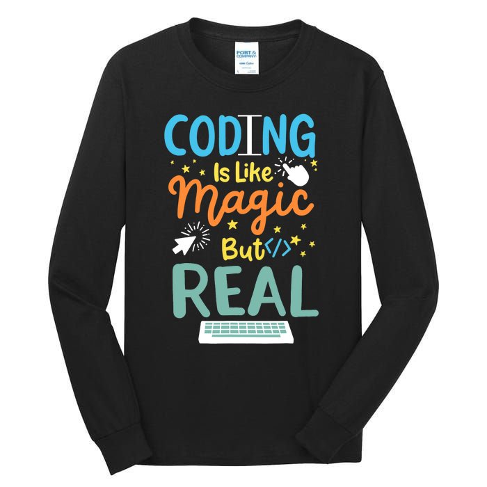 Coding Coder Computer Science Programming Tall Long Sleeve T-Shirt