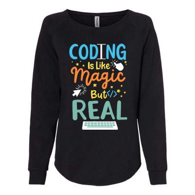 Coding Coder Computer Science Programming Womens California Wash Sweatshirt