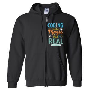 Coding Coder Computer Science Programming Full Zip Hoodie