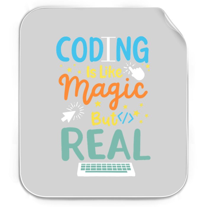 Coding Coder Computer Science Programming Permanent Decal Sticker