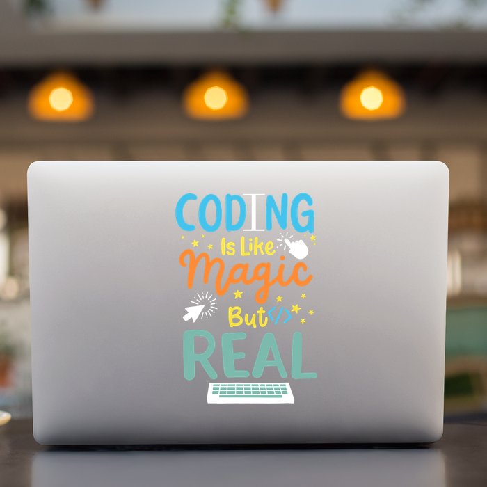 Coding Coder Computer Science Programming Permanent Decal Sticker