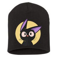 Cute Chibi Cat Jiji's Kitten Black Witch Anime, Manga Lover Short Acrylic Beanie