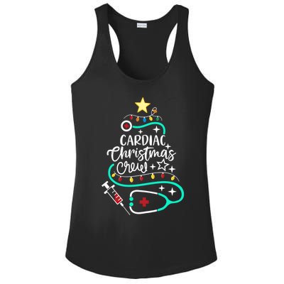 Cardiac Christmas Crew Cardiac Nurse Cardiac Techs Secretary Great Gift Ladies PosiCharge Competitor Racerback Tank