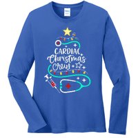 Cardiac Christmas Crew Cardiac Nurse Cardiac Techs Secretary Great Gift Ladies Long Sleeve Shirt