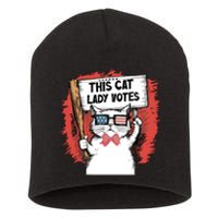 Cute Cat Short Acrylic Beanie