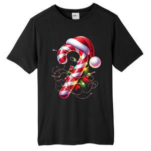 Candy Cane Crew Christmas Lights Family Matching Tall Fusion ChromaSoft Performance T-Shirt