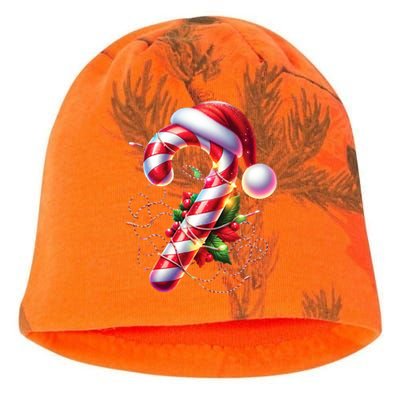 Candy Cane Crew Christmas Lights Family Matching Kati - Camo Knit Beanie