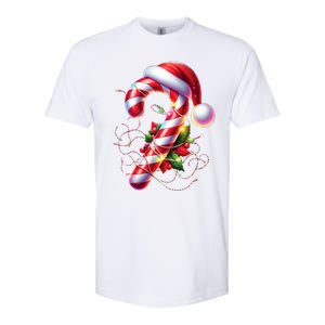 Candy Cane Crew Christmas Lights Family Matching Softstyle CVC T-Shirt