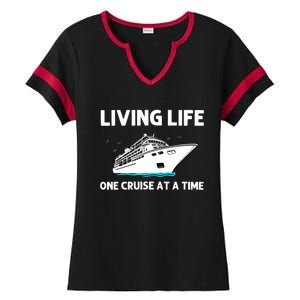 Cool Cruise Cruising Family Vacation Lovers Ladies Halftime Notch Neck Tee