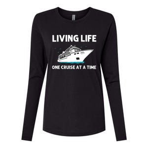 Cool Cruise Cruising Family Vacation Lovers Womens Cotton Relaxed Long Sleeve T-Shirt