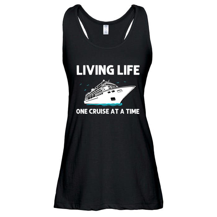 Cool Cruise Cruising Family Vacation Lovers Ladies Essential Flowy Tank