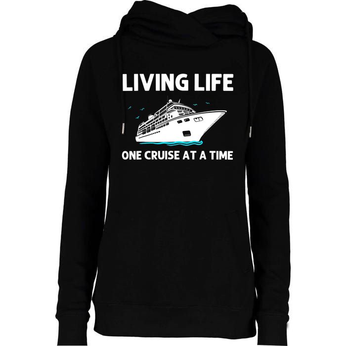 Cool Cruise Cruising Family Vacation Lovers Womens Funnel Neck Pullover Hood