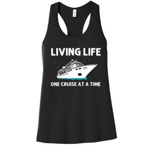 Cool Cruise Cruising Family Vacation Lovers Women's Racerback Tank