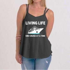 Cool Cruise Cruising Family Vacation Lovers Women's Strappy Tank