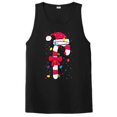 Candy Cane Crew Christmas Lights Family Matching Xmas PosiCharge Competitor Tank