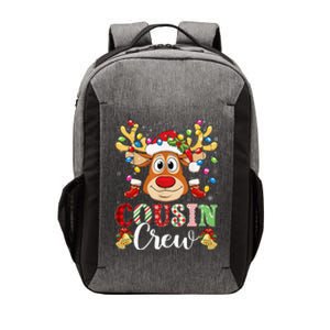 Christmas Cousin Crew Reindeer Santa Hat Lightsns Vector Backpack