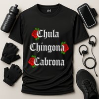 Chula Chingona Cabrona Mecican Cooling Performance Crew T-Shirt