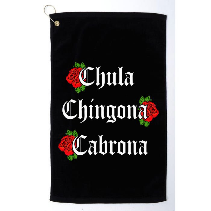 Chula Chingona Cabrona Mecican Golf Towel