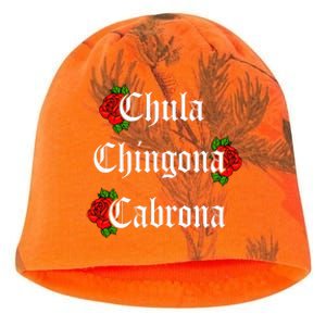 Chula Chingona Cabrona Mecican Kati - Camo Knit Beanie