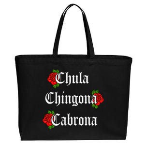 Chula Chingona Cabrona Mecican Cotton Canvas Jumbo Tote