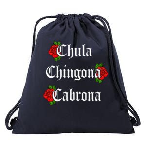 Chula Chingona Cabrona Mecican Drawstring Bag