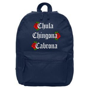 Chula Chingona Cabrona Mecican 16 in Basic Backpack