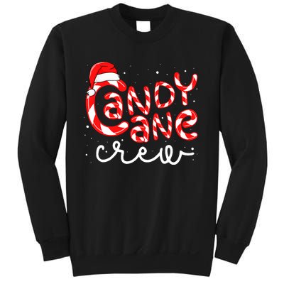 Candy Cane Crew Christmas Squad Xmas Family Matching Santa Sweatshirt