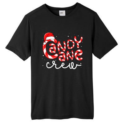 Candy Cane Crew Christmas Squad Xmas Family Matching Santa Tall Fusion ChromaSoft Performance T-Shirt