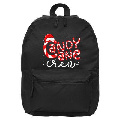 Candy Cane Crew Christmas Squad Xmas Family Matching Santa 16 in Basic Backpack