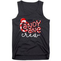 Candy Cane Crew Christmas Squad Xmas Family Matching Santa Tank Top