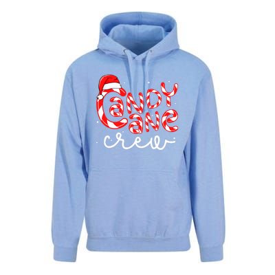 Candy Cane Crew Christmas Squad Xmas Family Matching Santa Unisex Surf Hoodie