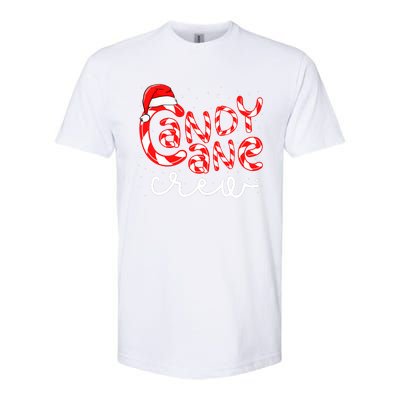 Candy Cane Crew Christmas Squad Xmas Family Matching Santa Softstyle CVC T-Shirt