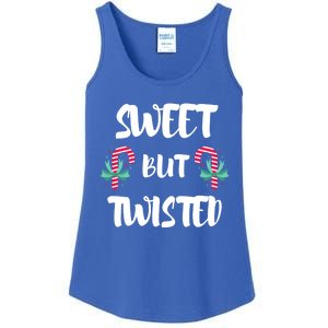 Christmas Candy Cane Sweet But Twisted Xmas Funny Holiday Gift Ladies Essential Tank