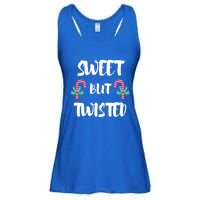 Christmas Candy Cane Sweet But Twisted Xmas Funny Holiday Gift Ladies Essential Flowy Tank