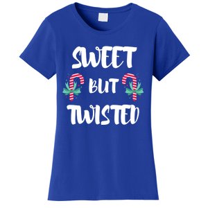 Christmas Candy Cane Sweet But Twisted Xmas Funny Holiday Gift Women's T-Shirt