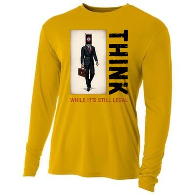 Conservative Cancel Culture Think While Its Still Legal Cooling Performance Long Sleeve Crew