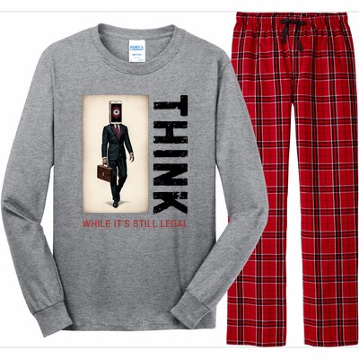 Conservative Cancel Culture Think While Its Still Legal Long Sleeve Pajama Set