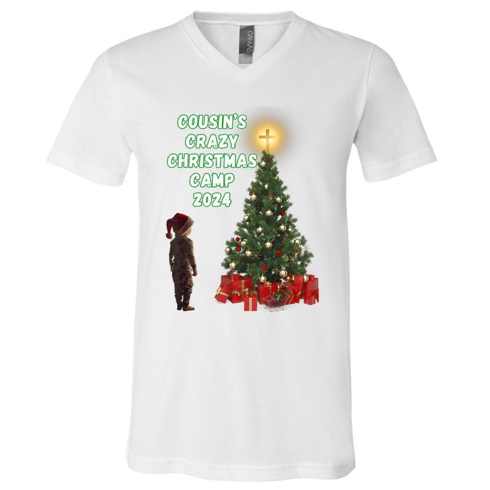 Crazy CousinS Christmas V-Neck T-Shirt