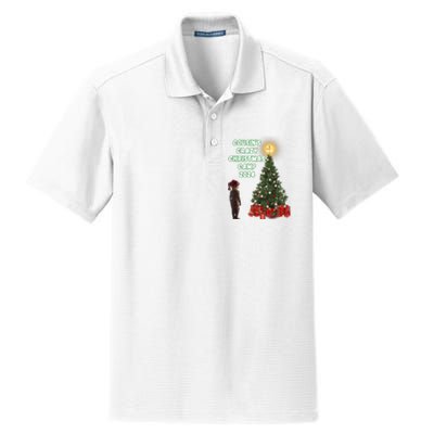 Crazy CousinS Christmas Dry Zone Grid Polo