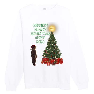 Crazy CousinS Christmas Premium Crewneck Sweatshirt