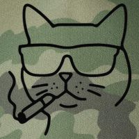 Cool Carthusian Cat With Cigarette And Sunglasses Legacy Tie Dye Trucker Hat
