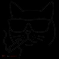 Cool Carthusian Cat With Cigarette And Sunglasses Sweatshirt